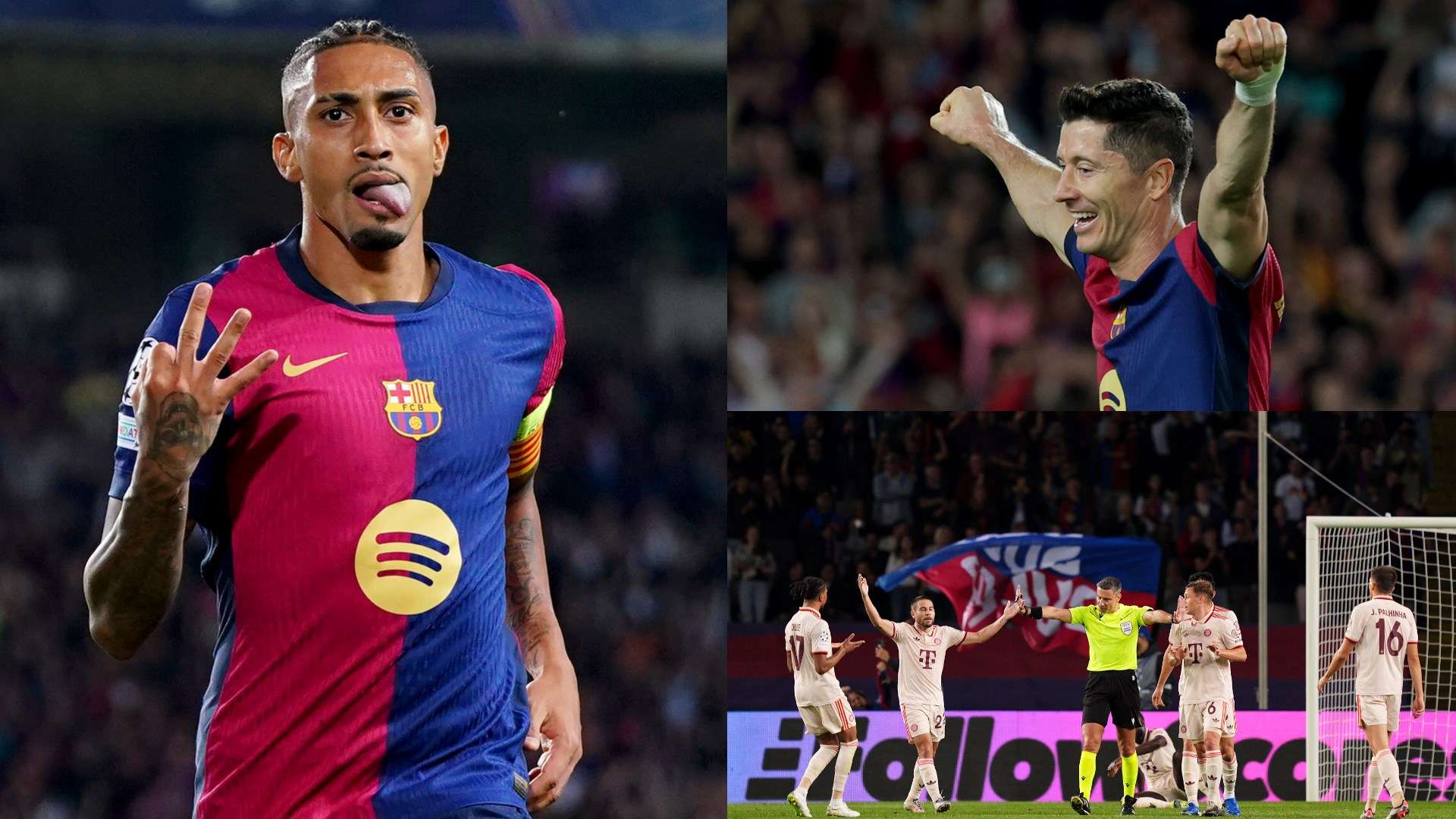 Barcelona player ratings vs Bayern Munich: Raphinha runs riot! Brilliant Brazilian leads demolition of Bundesliga giants with unbelievable hat-trick as Hansi Flick haunts ex-club in Champions League | Goal.com US