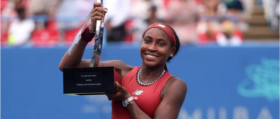 Coco Gauff falls in the title defense at the Cincinnati Open to Yulia Putintseva.