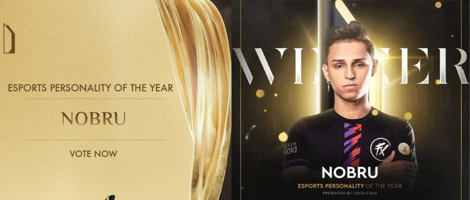 Nobru Nominated for Player of the Year at the Esports Awards 2024