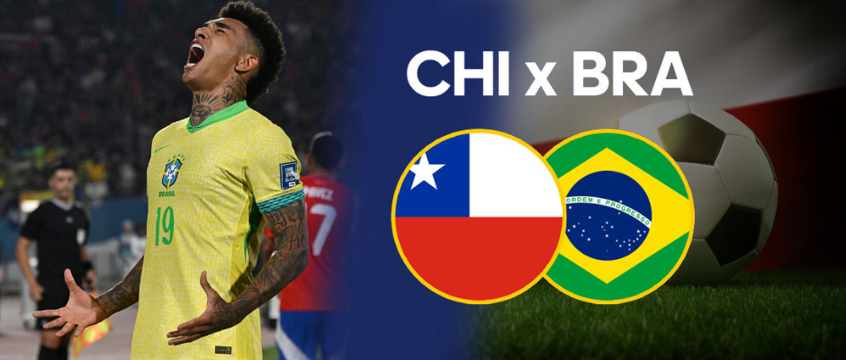 Brazil vs Chile: Brazil concedes a goal after 69 seconds but wins and climbs in the standings.