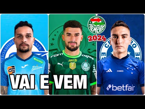 Contratações do Palmeiras: Vai e vem do mercado 2024 ？